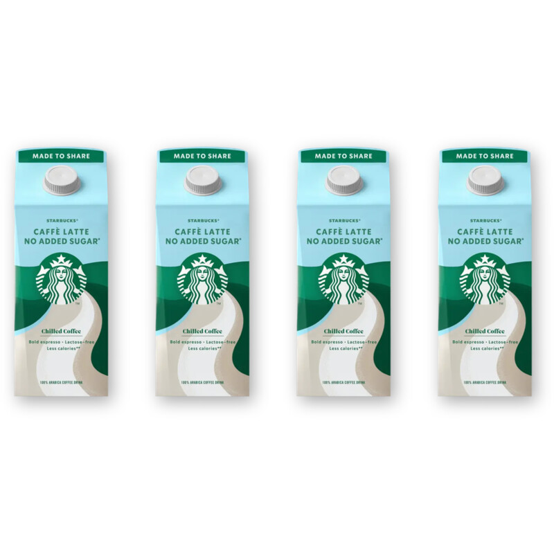 Starbucks Caffé latte gst ijskoffie 4-pack