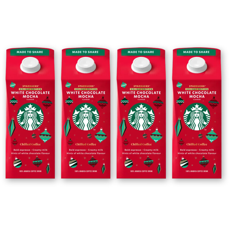 Starbucks White chocolate mocha ijskoffie 4-pack