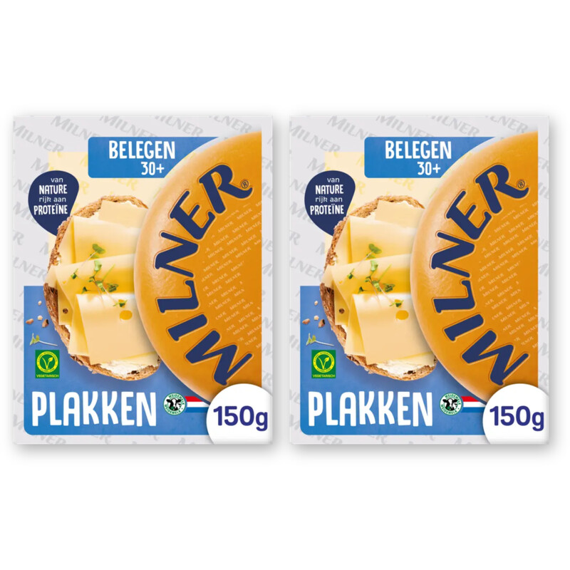 Milner Belegen 30+ plakken 2-pack