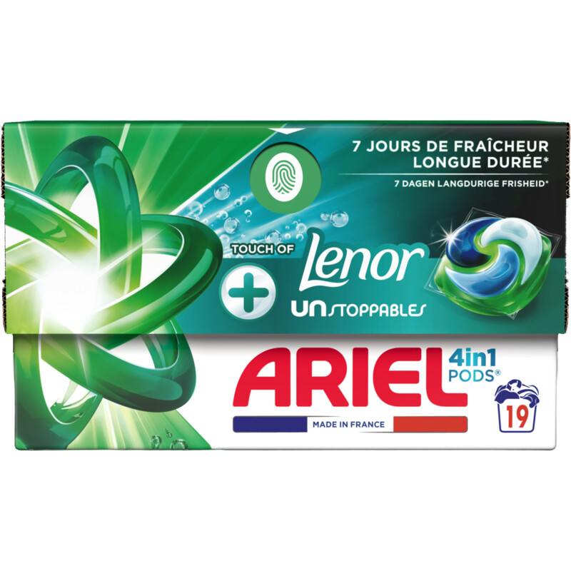 Ariel 4in1 pods - unstoppables lenor