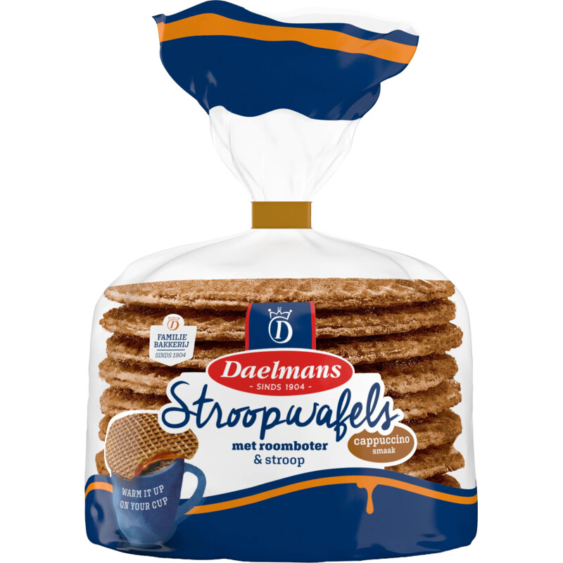 Daelmans Stroopwafels cappuccino smaak