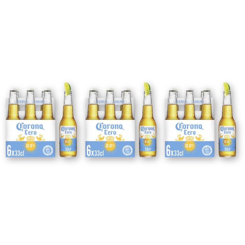 Corona Cero 0.0 alcoholvrij bier 18-pack