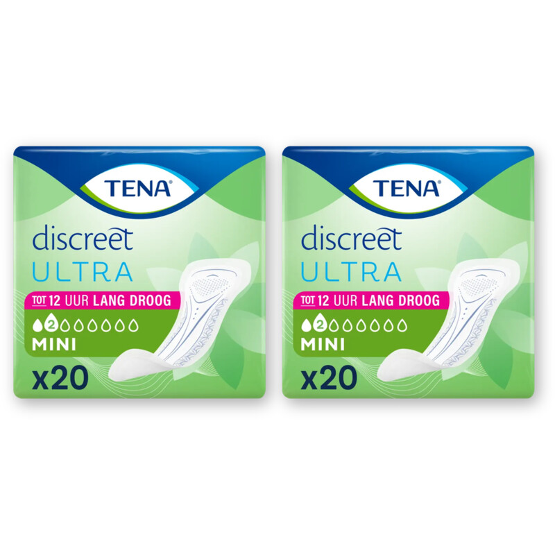 Tena Discreet ultra mini maandverband 2-pack