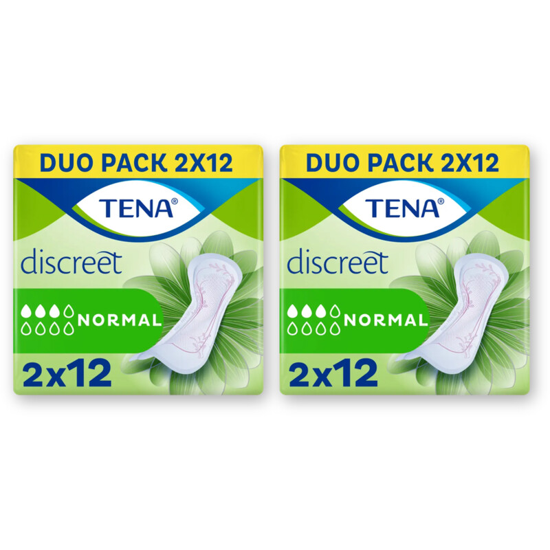 Tena Discreet normal maandverband duo pck 2pk