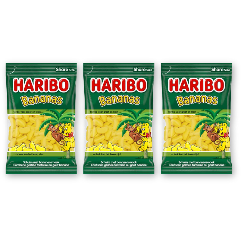 Haribo Bananas 3-pack