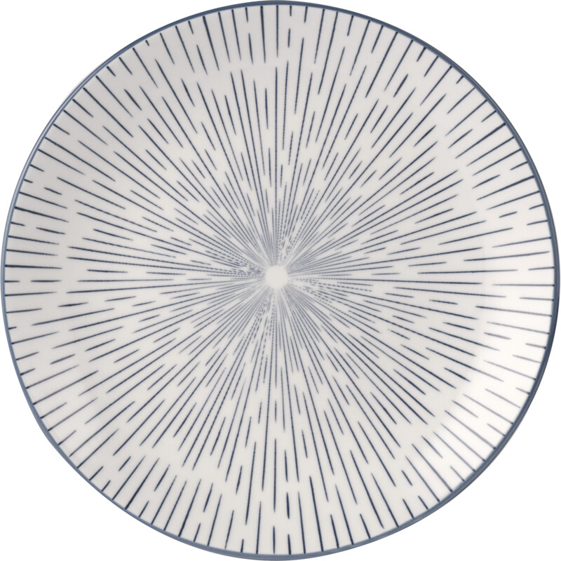 AH Bord blauw streep 20,5cm