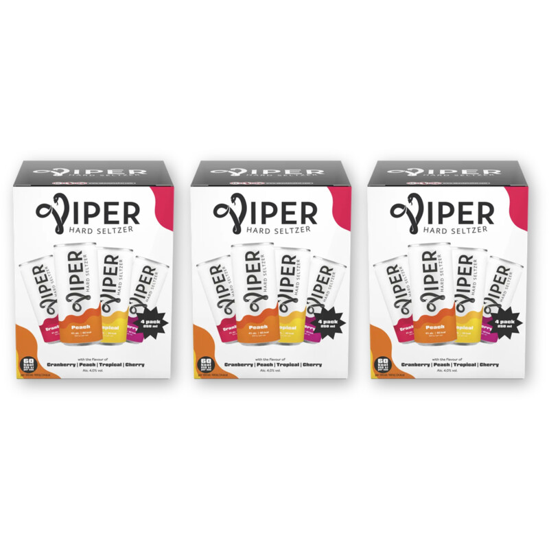 Viper Hard seltzer variety 12-pack