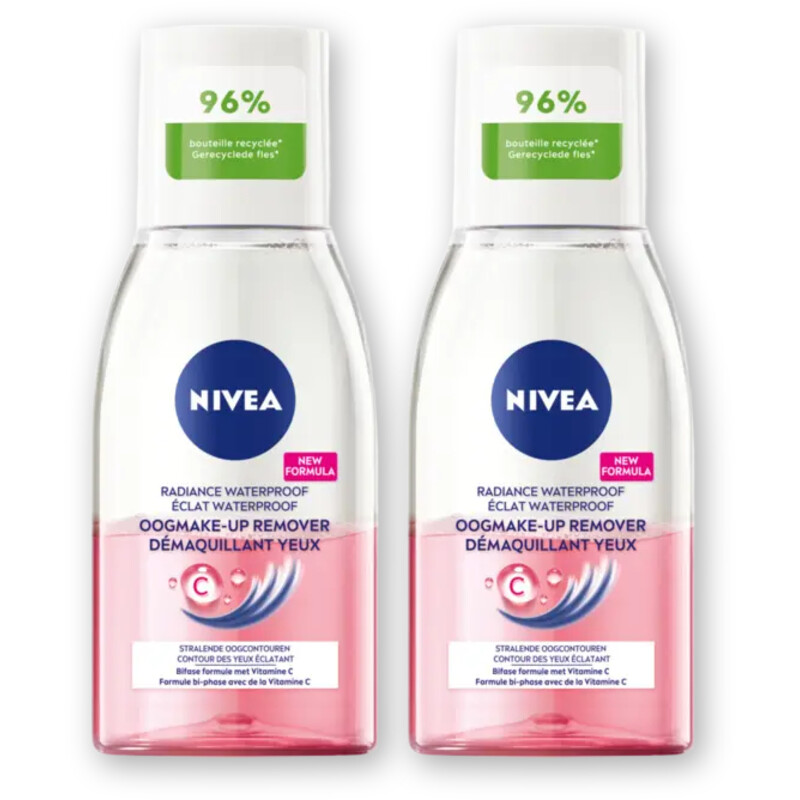 NIVEA Oogmakeup remover met vitamine C 2-pack