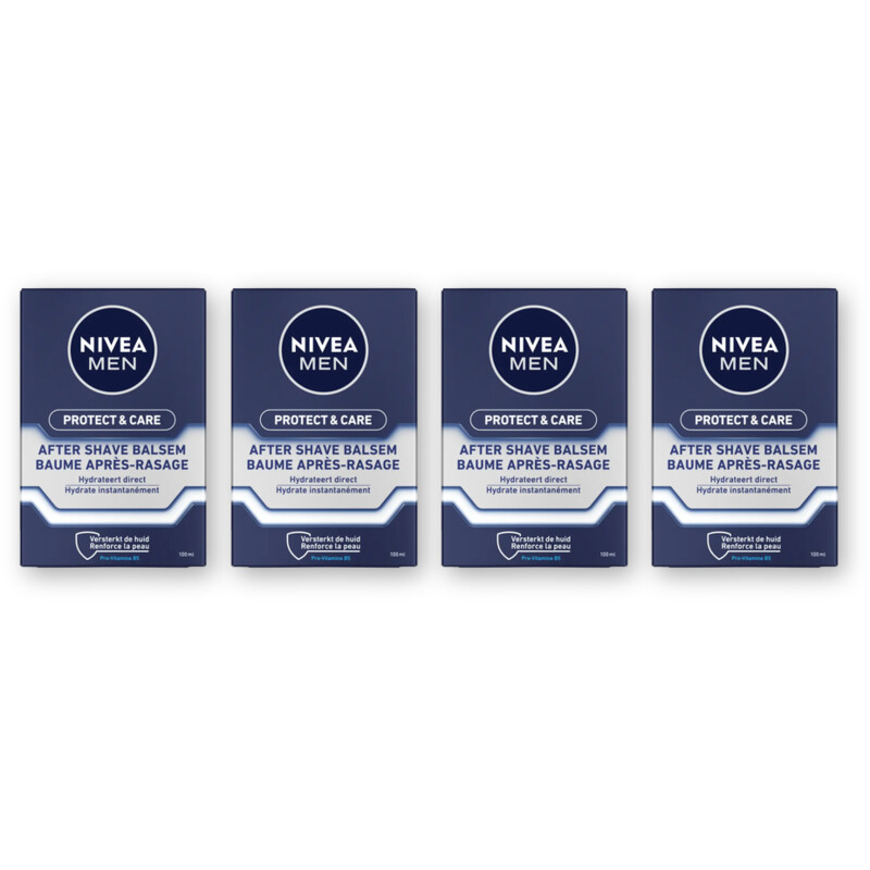 NIVEA Men protect&care after shave balsem 4pck