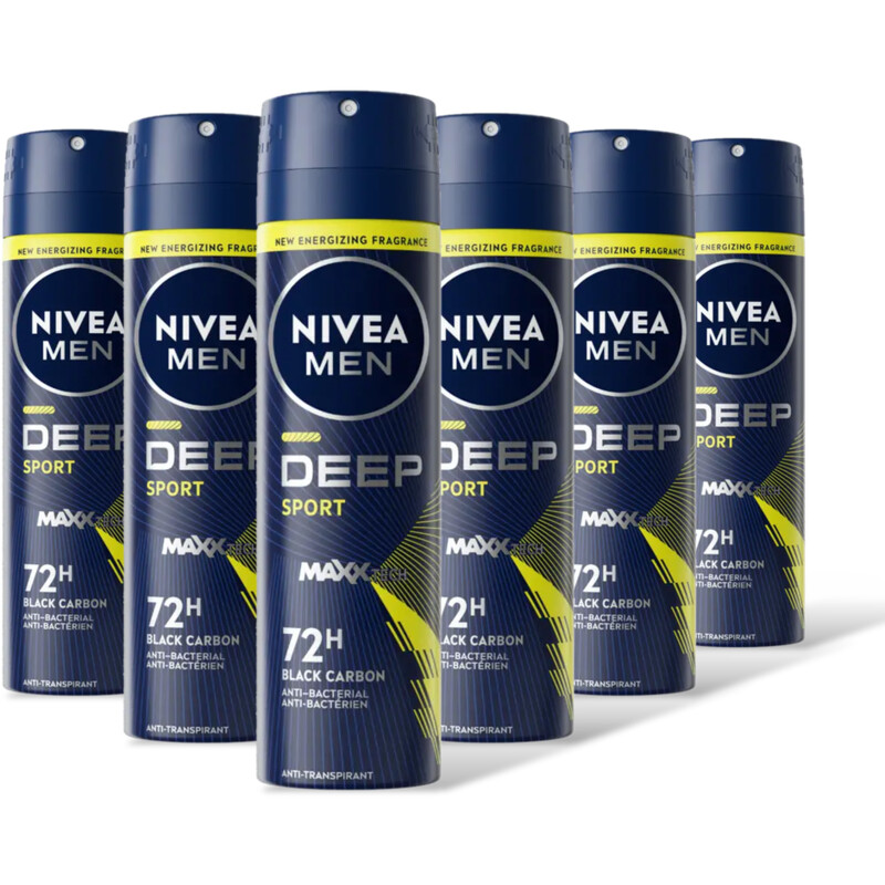 NIVEA Men deep sport anti-transpirant spry 6pk