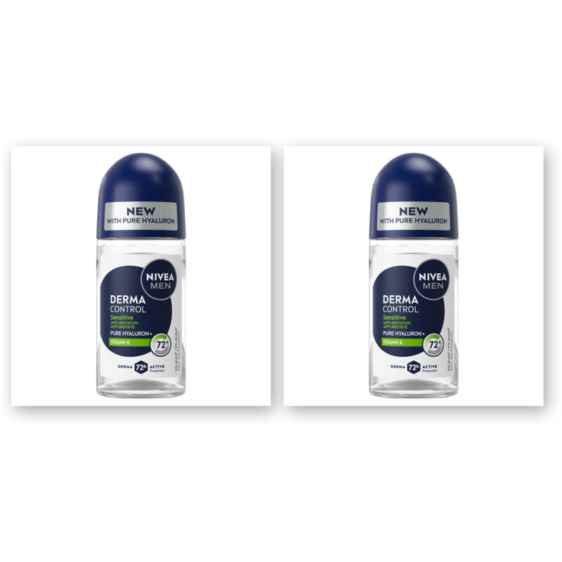 NIVEA Men derma cntrl sensitiv protect rol 2pk
