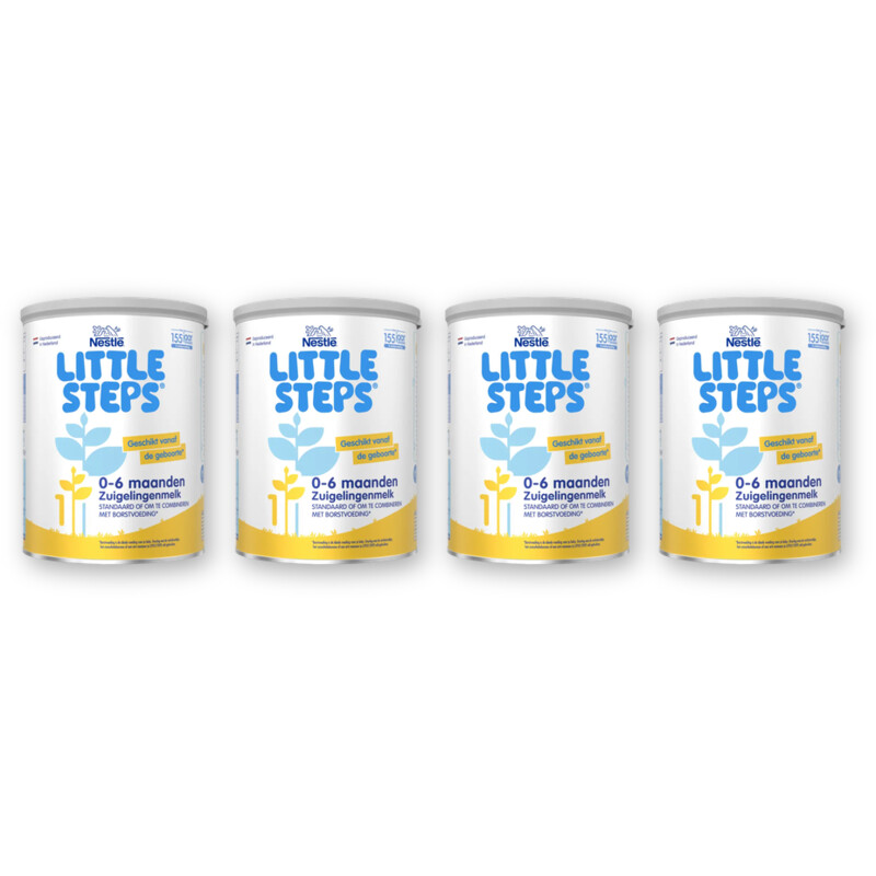 Nestlé Little Steps 1 zuigelingvoeding 0-6m 4pk