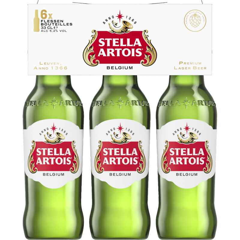 Stella Artois Belgium pils 6-pack
