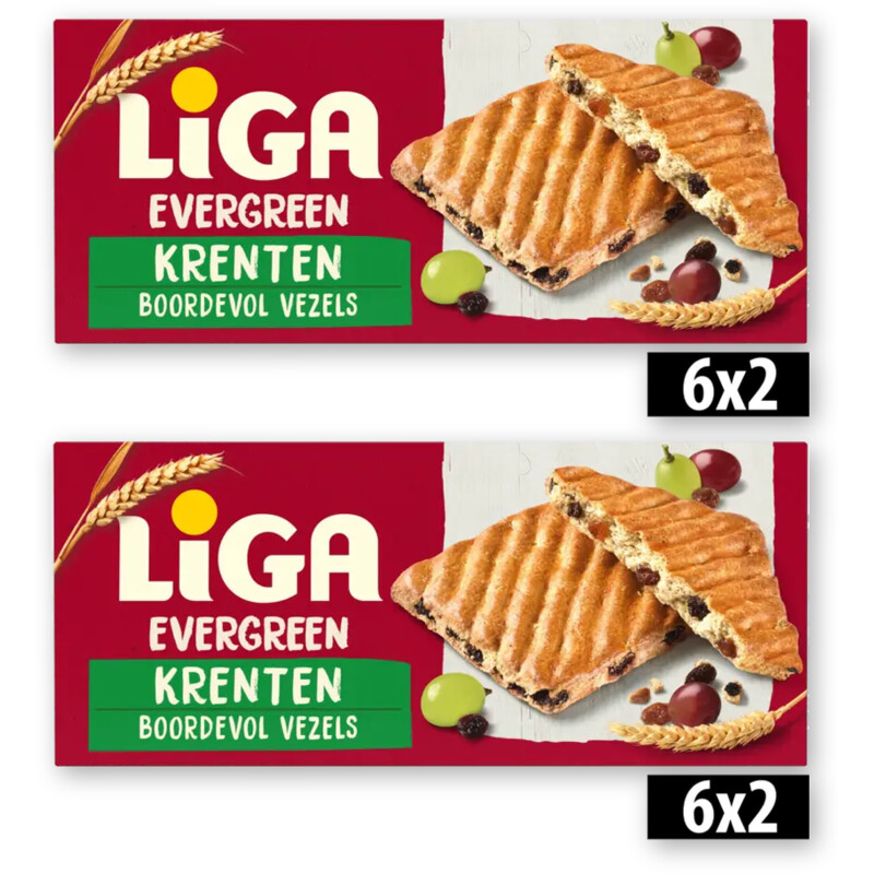 Liga Evergreen krenten 2-pack