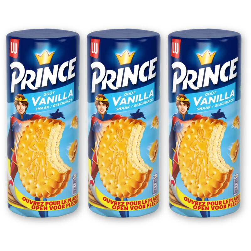 LU Prince vanille smaak 3-pack