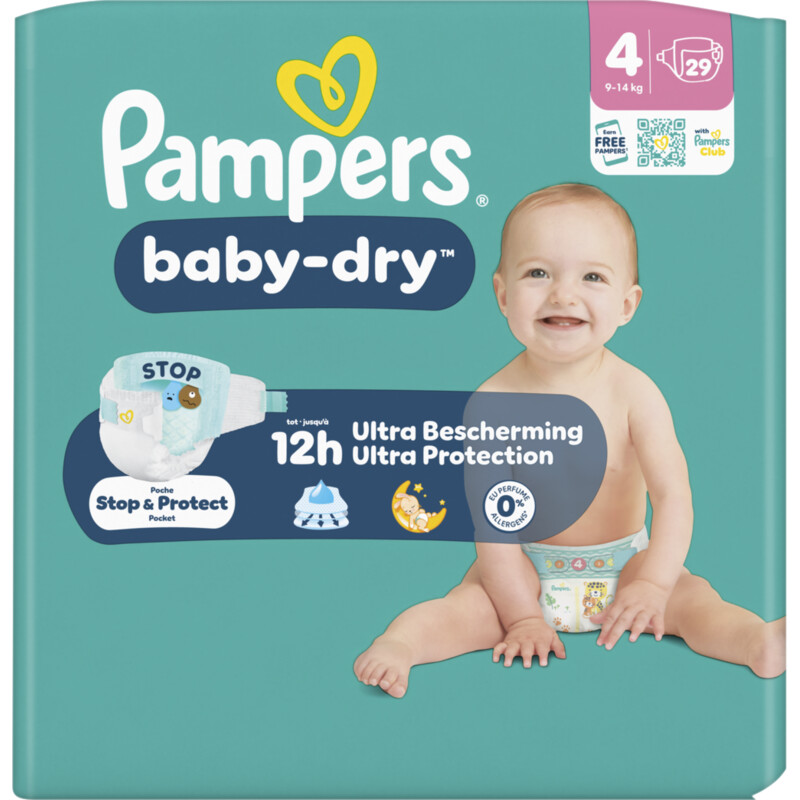 Pampers Baby-dry luiers maat 4