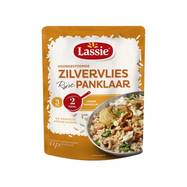 Lassie Zilvervlies rijst panklaar