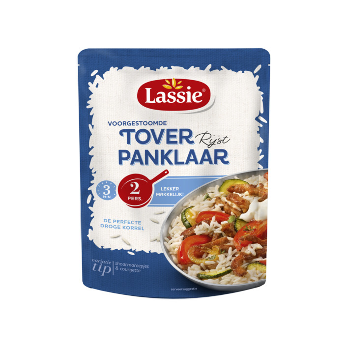 Lassie Tover rijst panklaar