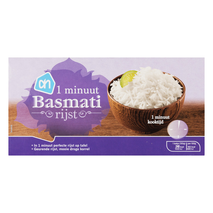 AH 1 minuutje basmatirijst