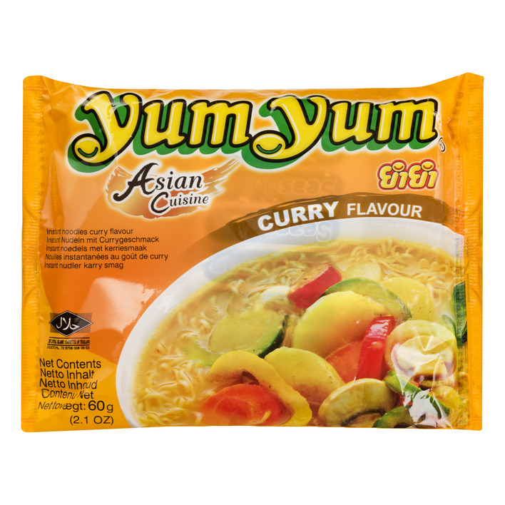 Yum Yum Curry flavour instant noodles