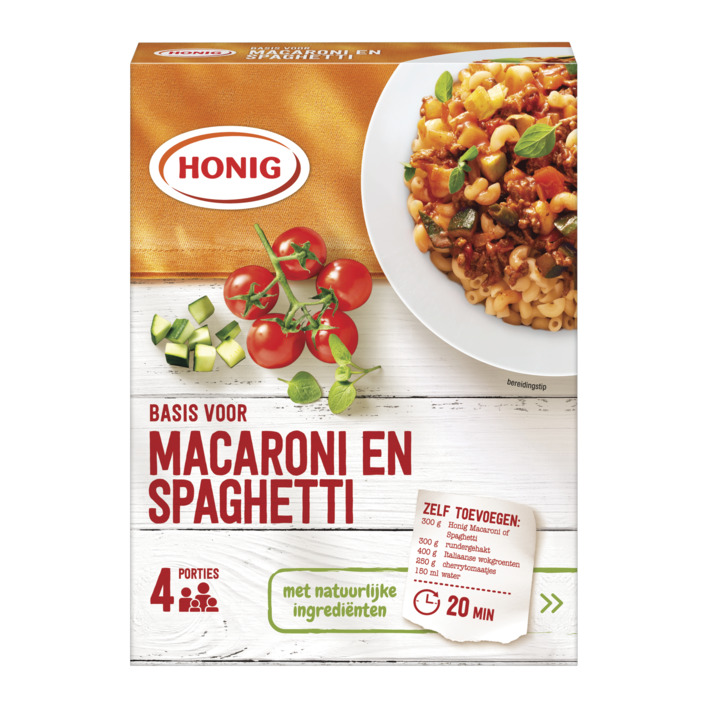 Honig Basis voor macaroni en spaghetti