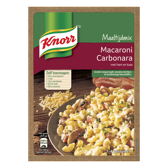Knorr Maaltijdmix macaroni carbonara