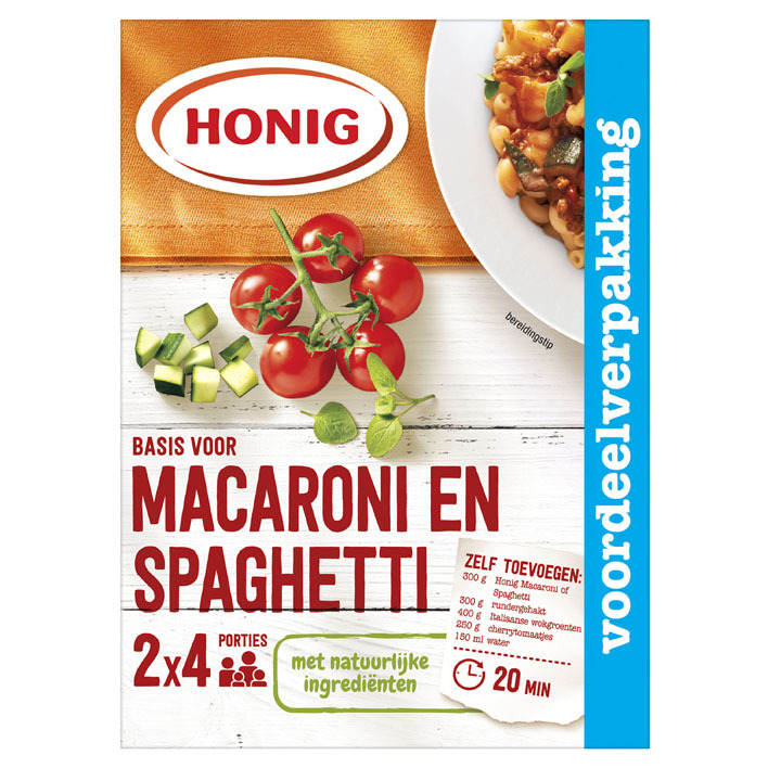 Honig Basis macaroni & spaghetti voordeel