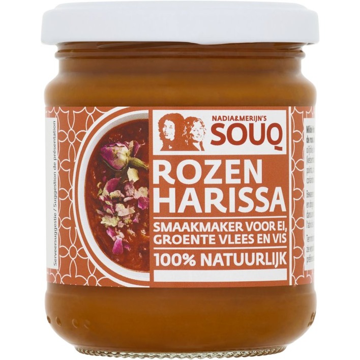 Souq Harissa met rozenblaadjes