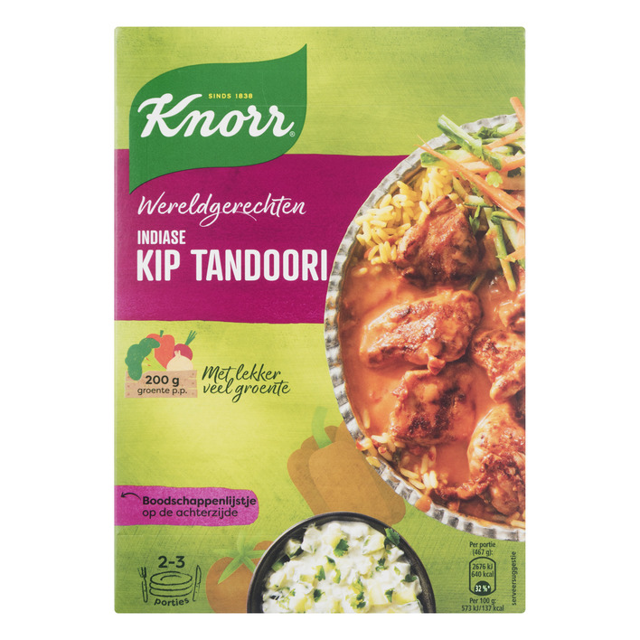 Knorr Wereldgerechten Indiase kip tandoori