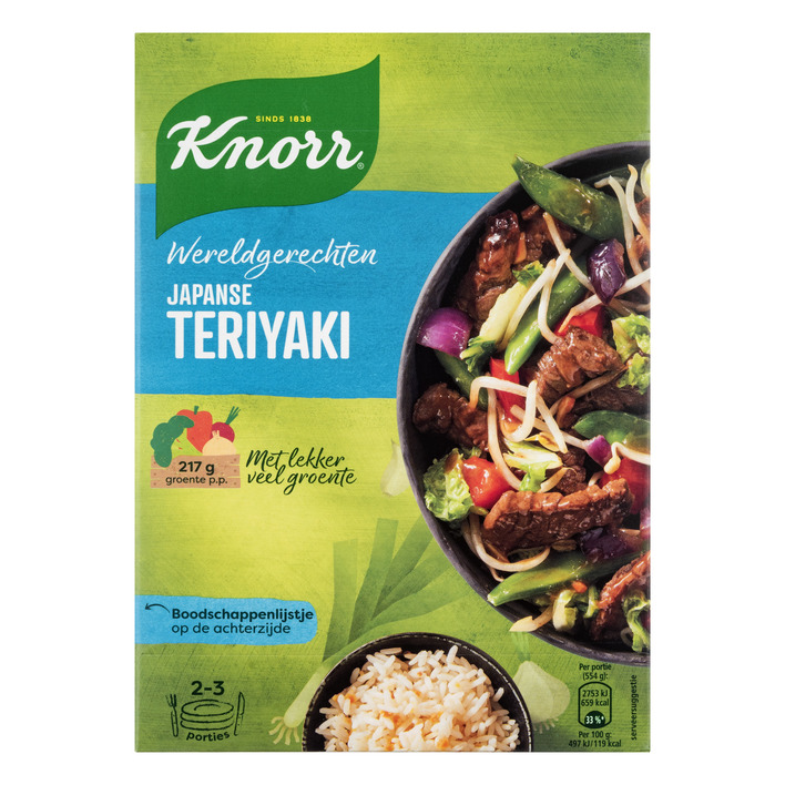 Knorr Wereldgerechten Japanse teriyaki