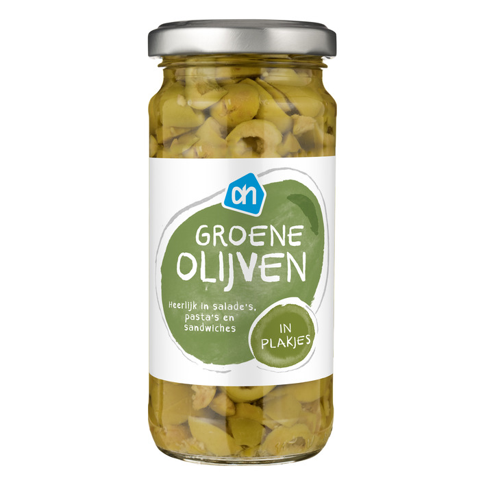 AH Groene olijven in plakjes