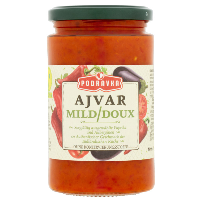 Podravka Ajvar mild paprikasaus