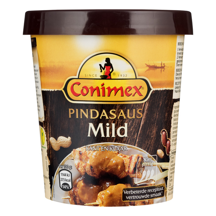 Conimex Milde pindasaus kant & klaar