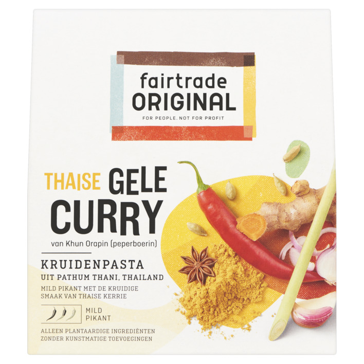 Fairtrade Original Kruidenpasta gele curry