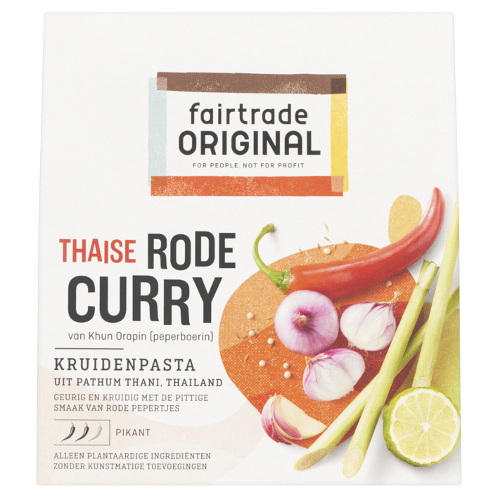 Fairtrade Original Kruidenpasta rode curry