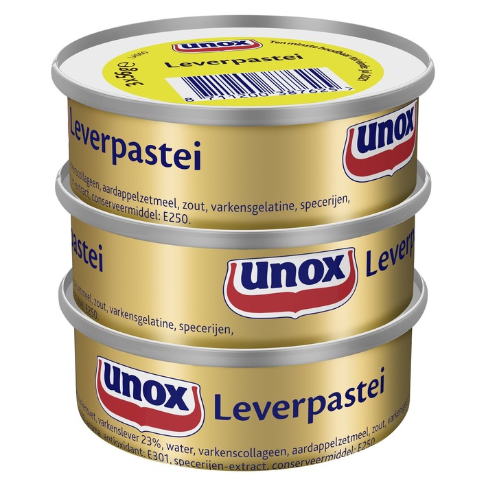 Unox Leverpastei 3-pack
