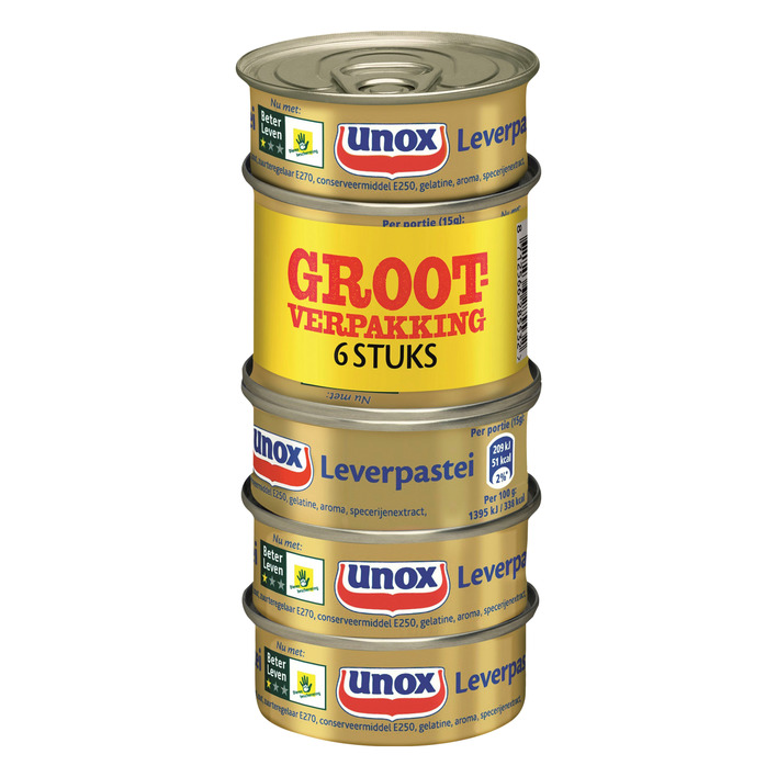 Unox Leverpastei 6-pack