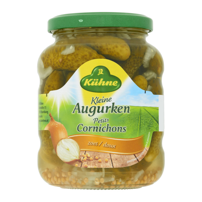 Kühne Kleine augurken zoet
