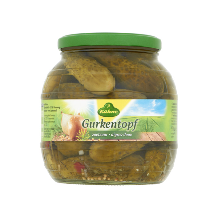 Kühne Gurkentopf zoetzuur