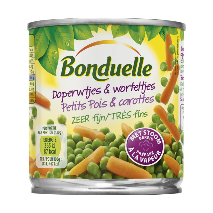 Bonduelle Doperwtjes & worteltjes