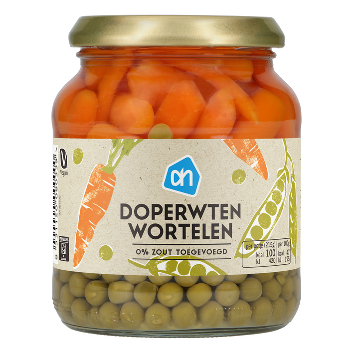 AH Doperwten en wortelen