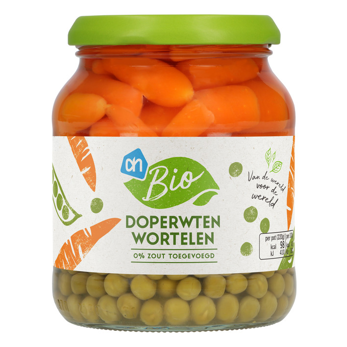 AH Biologisch Doperwten wortelen