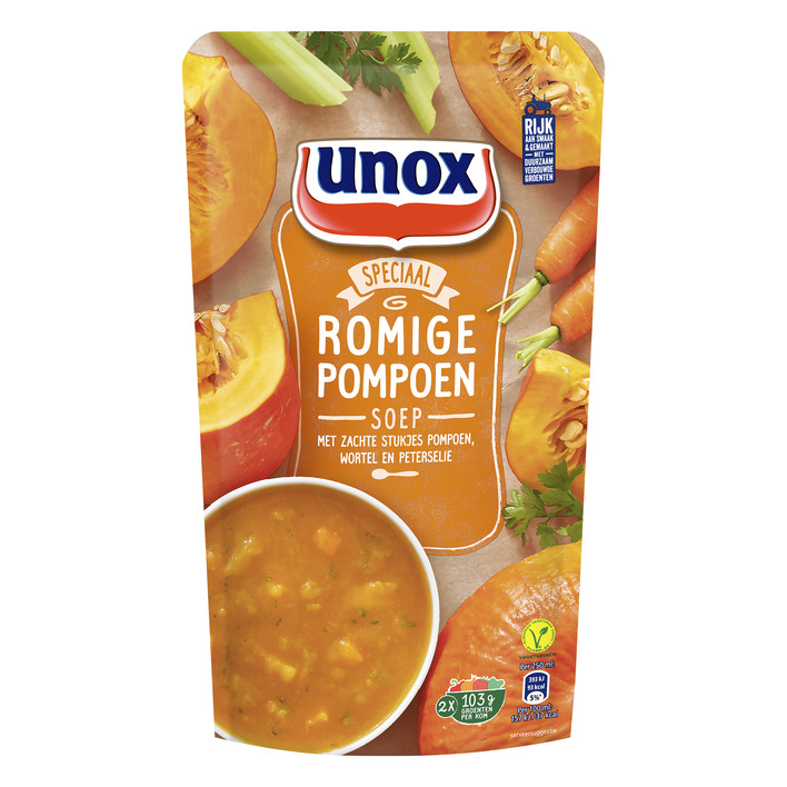 Unox Romige pompoensoep