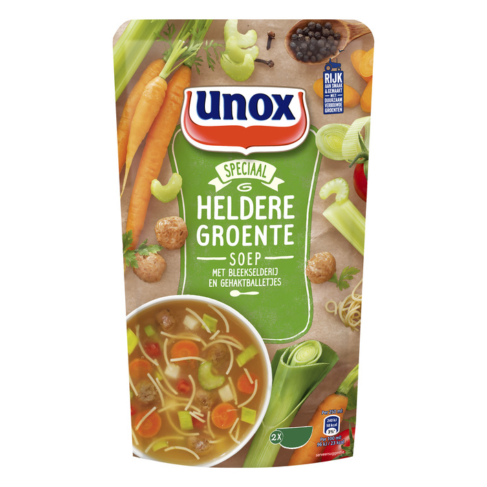 Unox Heldere groentesoep