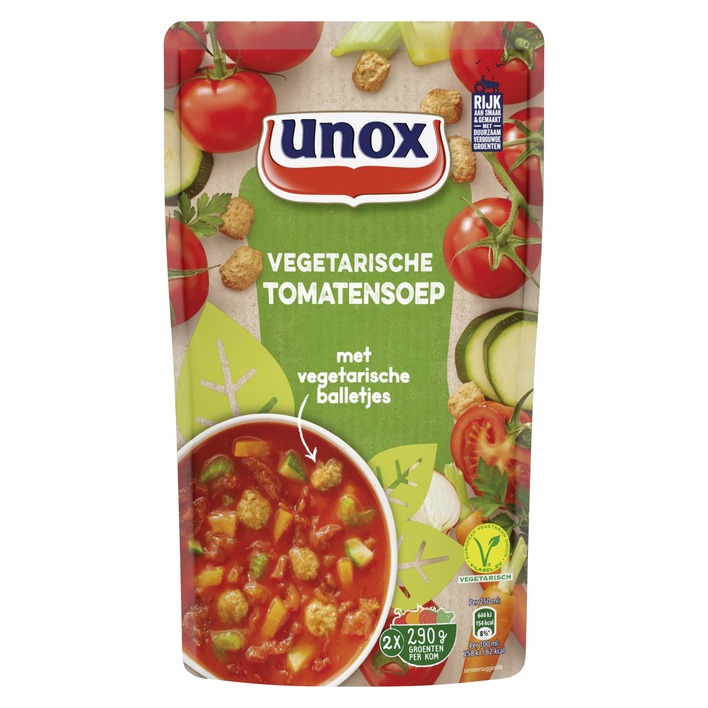 Unox Vegetarische tomatensoep