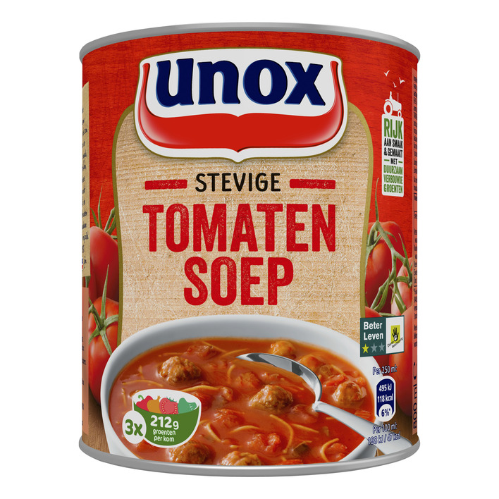 Unox Stevige tomatensoep