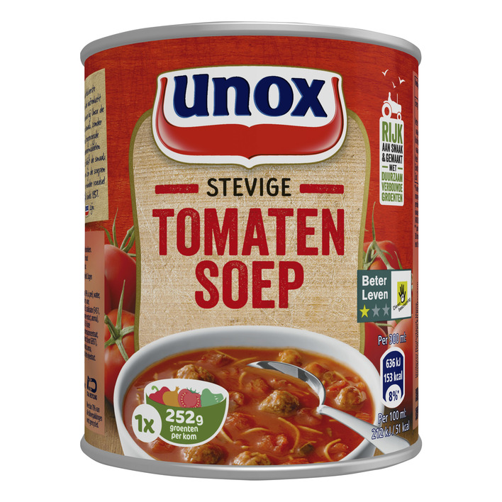 Unox Stevige tomatensoep