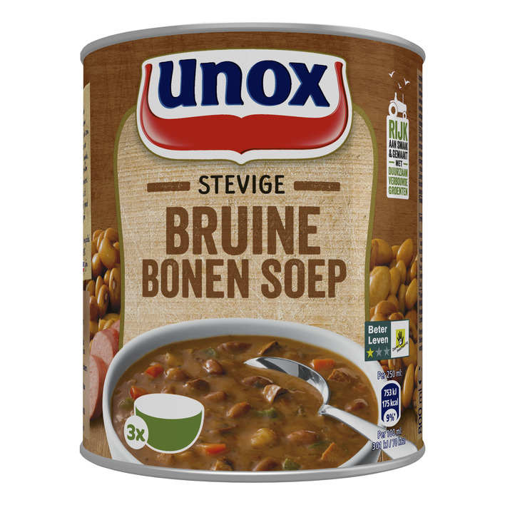 Unox Stevige bruine bonensoep