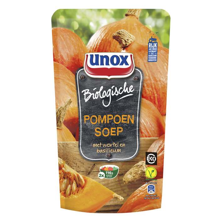 Unox Biologische pompoen soep