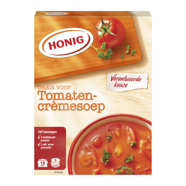 Honig Basis voor tomaten-cremesoep